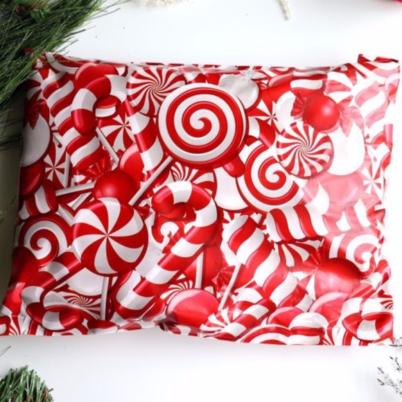 Other - 20 10x13 candy cane design poly mailers